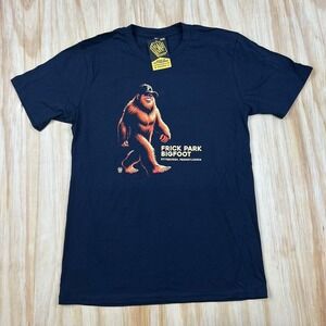Commonwealth Press Pittsburgh PA NEW Frick Park Bigfoot Blue T Shirt Medium